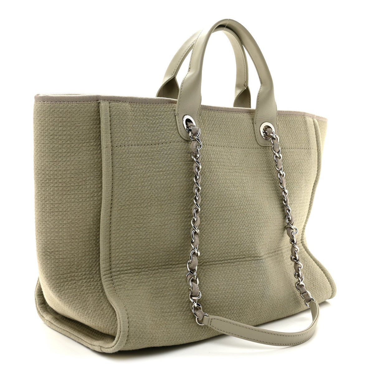 Mixed Fibers Medium Deauville Tote Grey