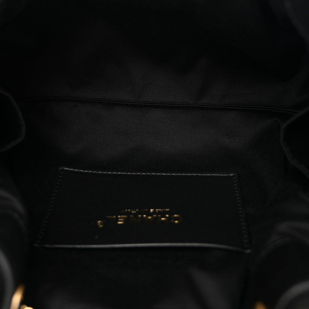 Pony Hair Mini Chanel 25 Handbag Black