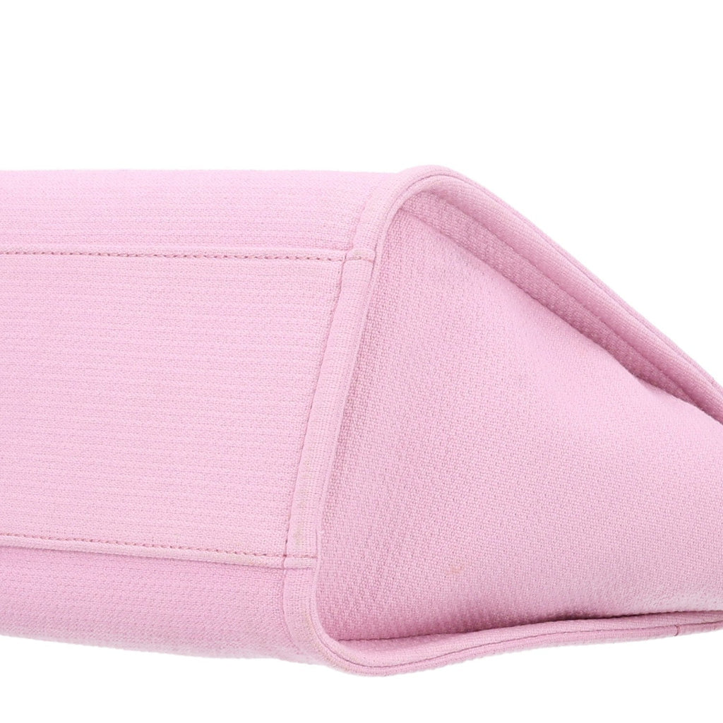 Mixed Fibers Small Deauville Tote Dark Pink