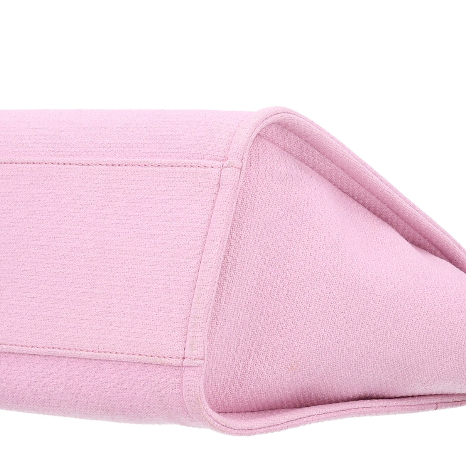 Mixed Fibers Small Deauville Tote Dark Pink
