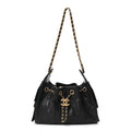 Caviar Quilted Mini Chanel 25 Handbag Black