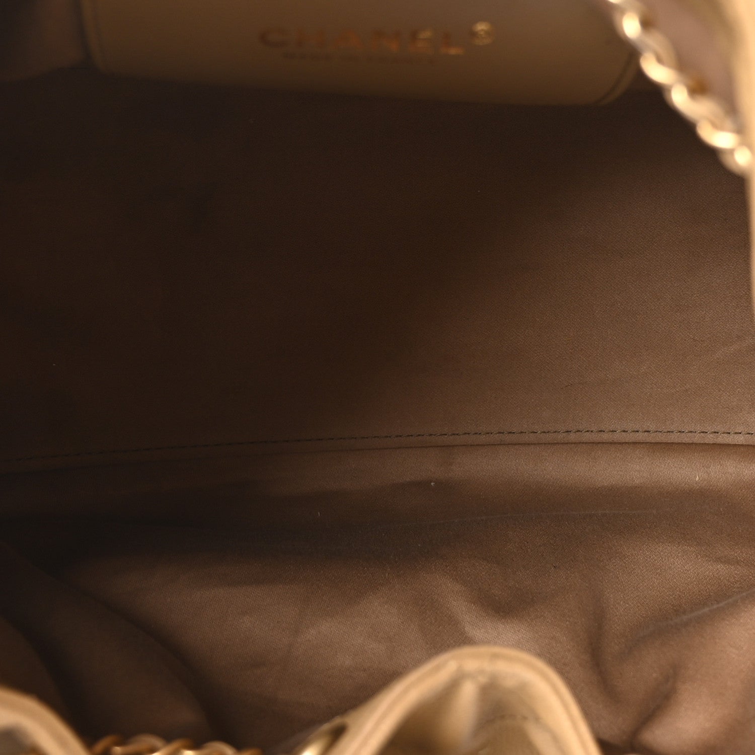 Caviar Quilted Small Chanel 25 Handbag Beige