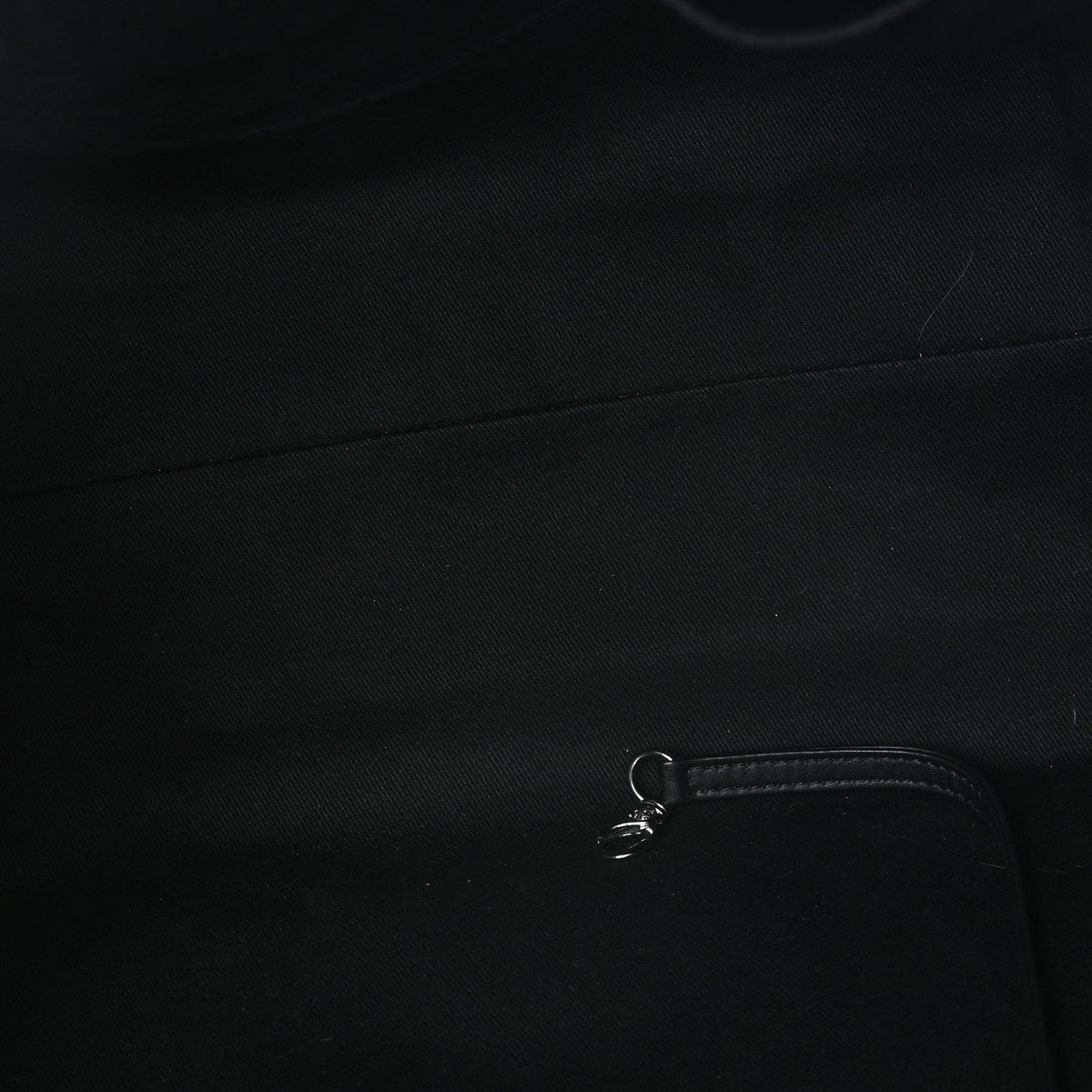 Canvas Pearl Medium Deauville Tote Black