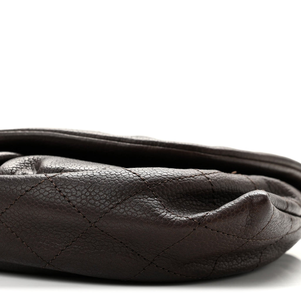 Caviar Half Moon Wallet On Chain WOC Brown