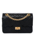 Calfskin Quilted 2.55 Reissue Mini Flap Black