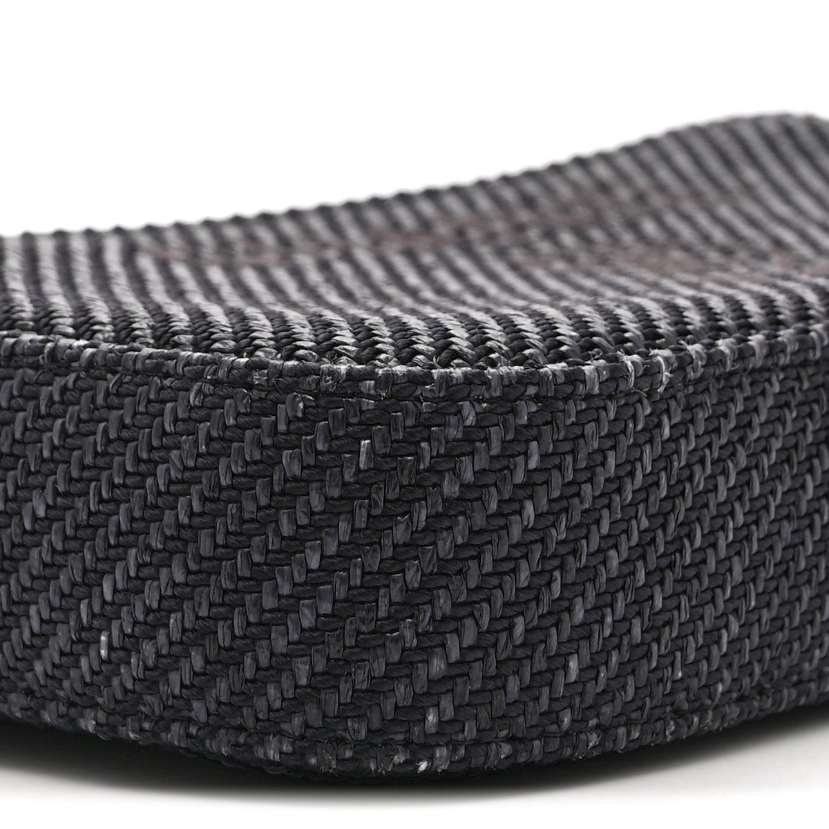 Lurex Straw Small Deauville Clutch With Chain Blue