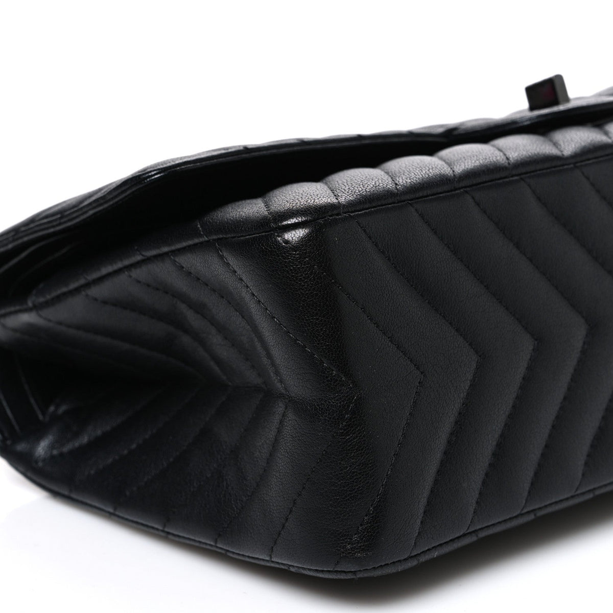 Sheepskin Chevron Quilted 2.55 Reissue 226 Flap So Black