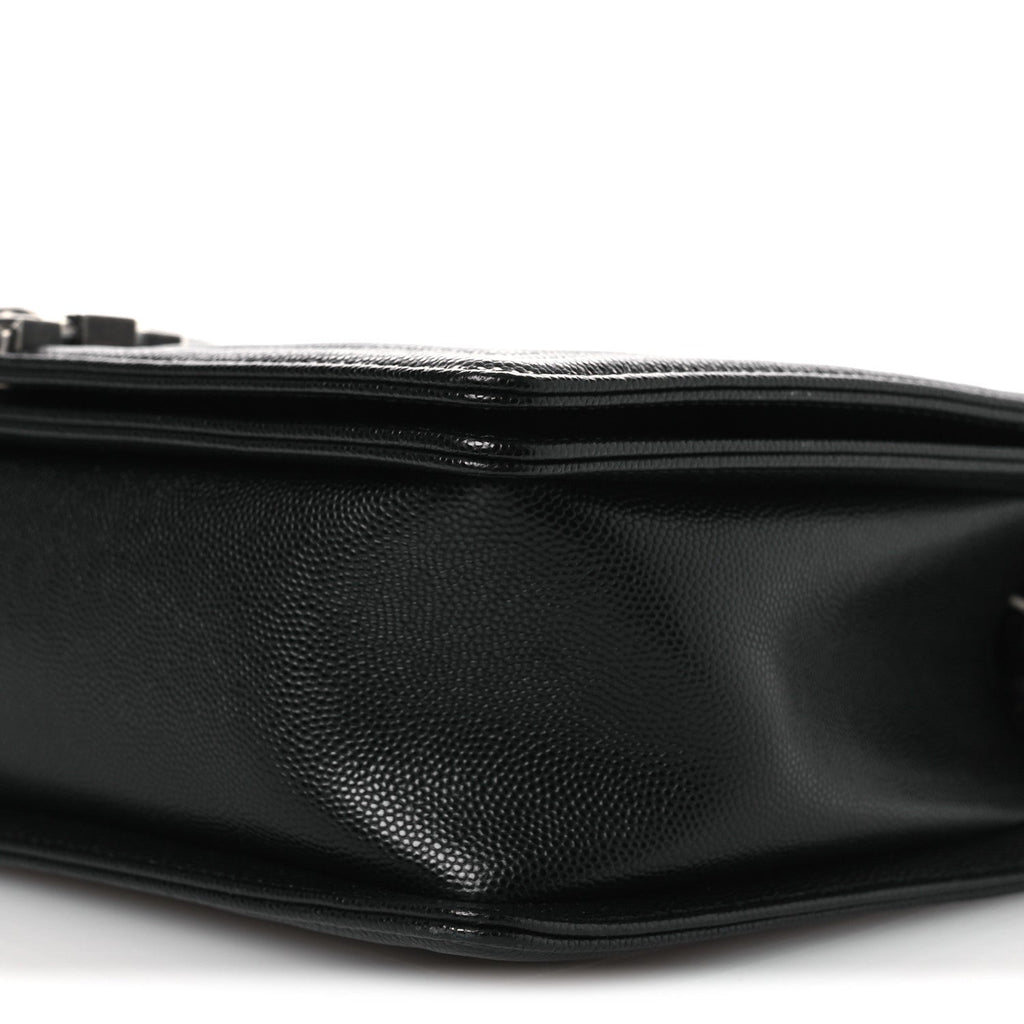 Caviar Quilted New Medium Boy Flap Black