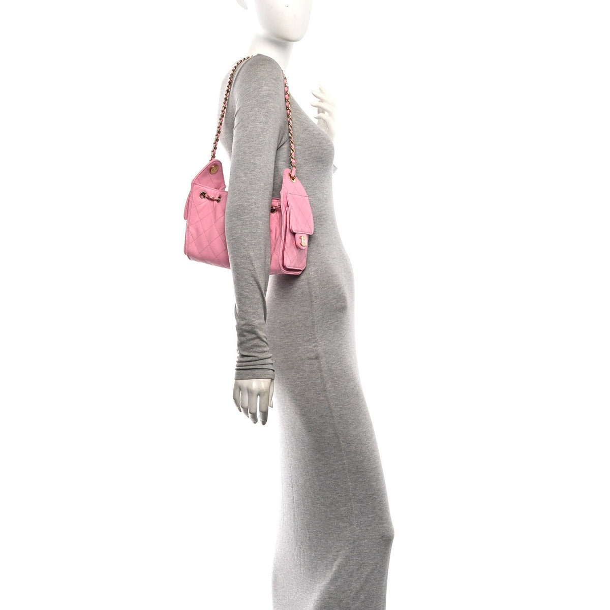 Caviar Quilted Mini Chanel 25 Handbag Pink