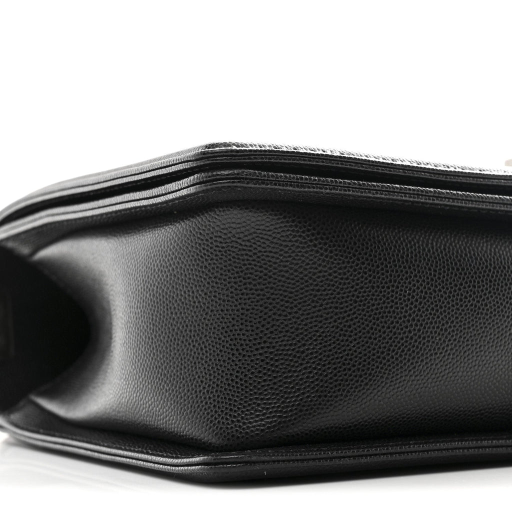 Caviar Quilted New Medium Boy Flap Black