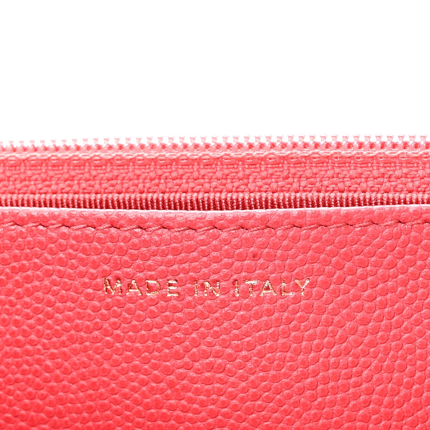 Caviar Quilted Wallet on Chain WOC Pink