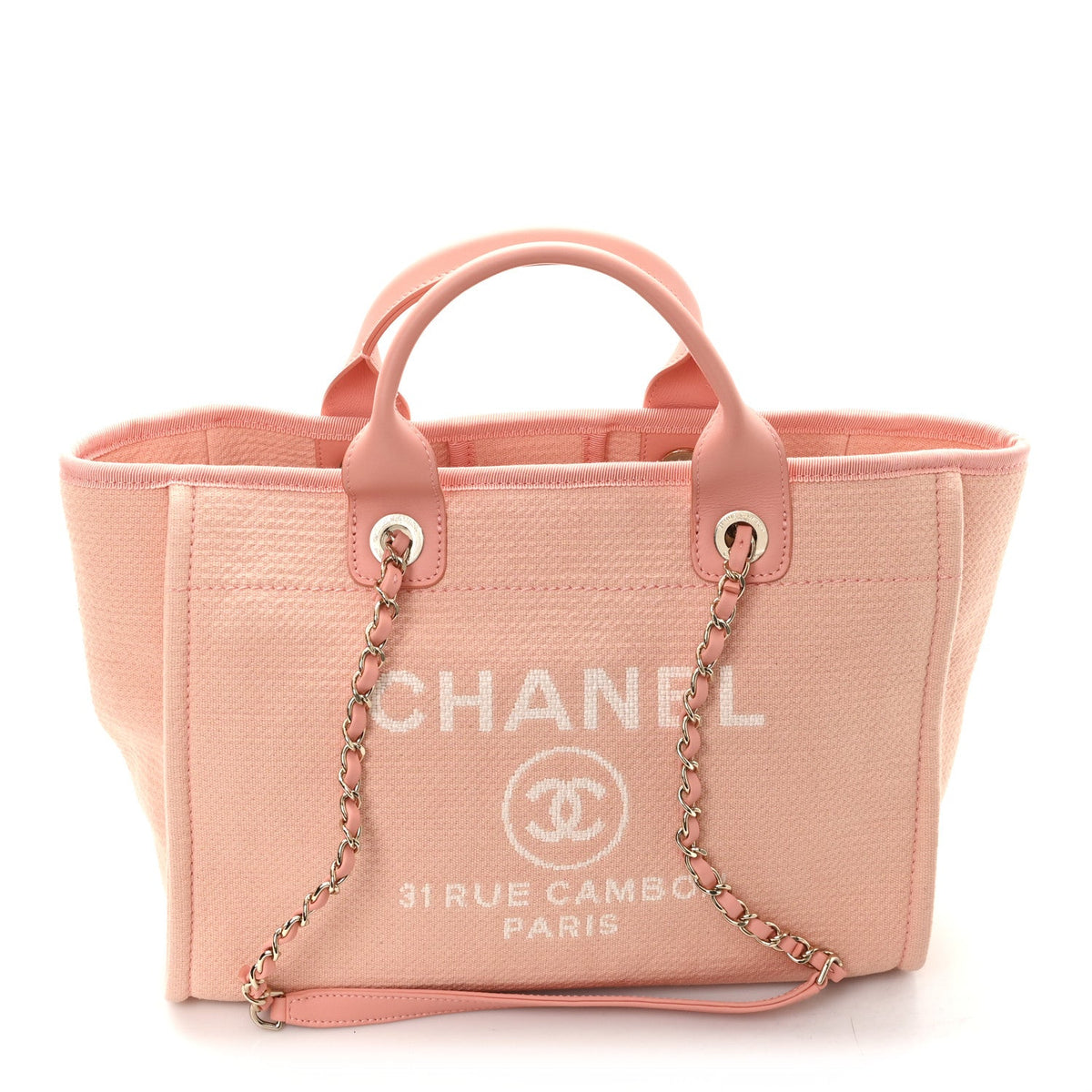 Mixed Fibers Small Deauville Tote Pink