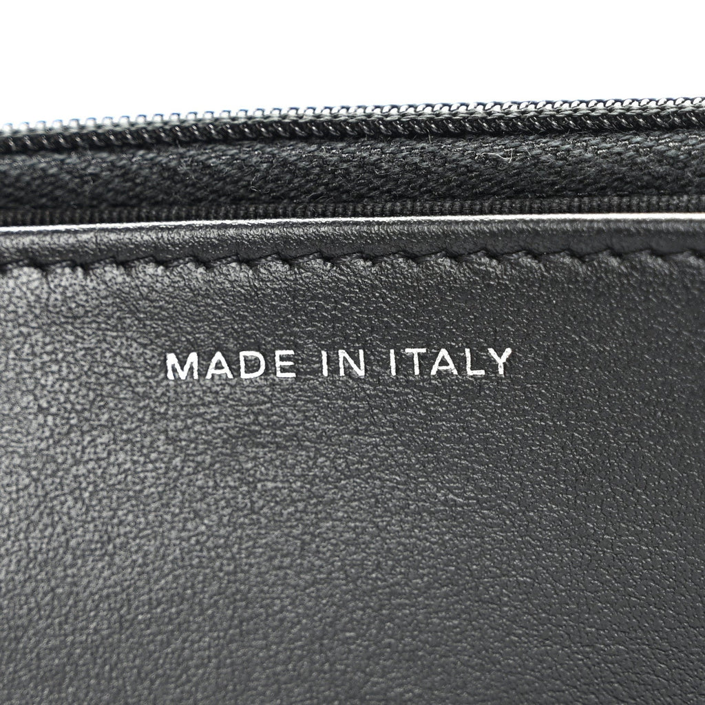 Patent Quilted Bi-Color Wallet On Chain WOC Red Black