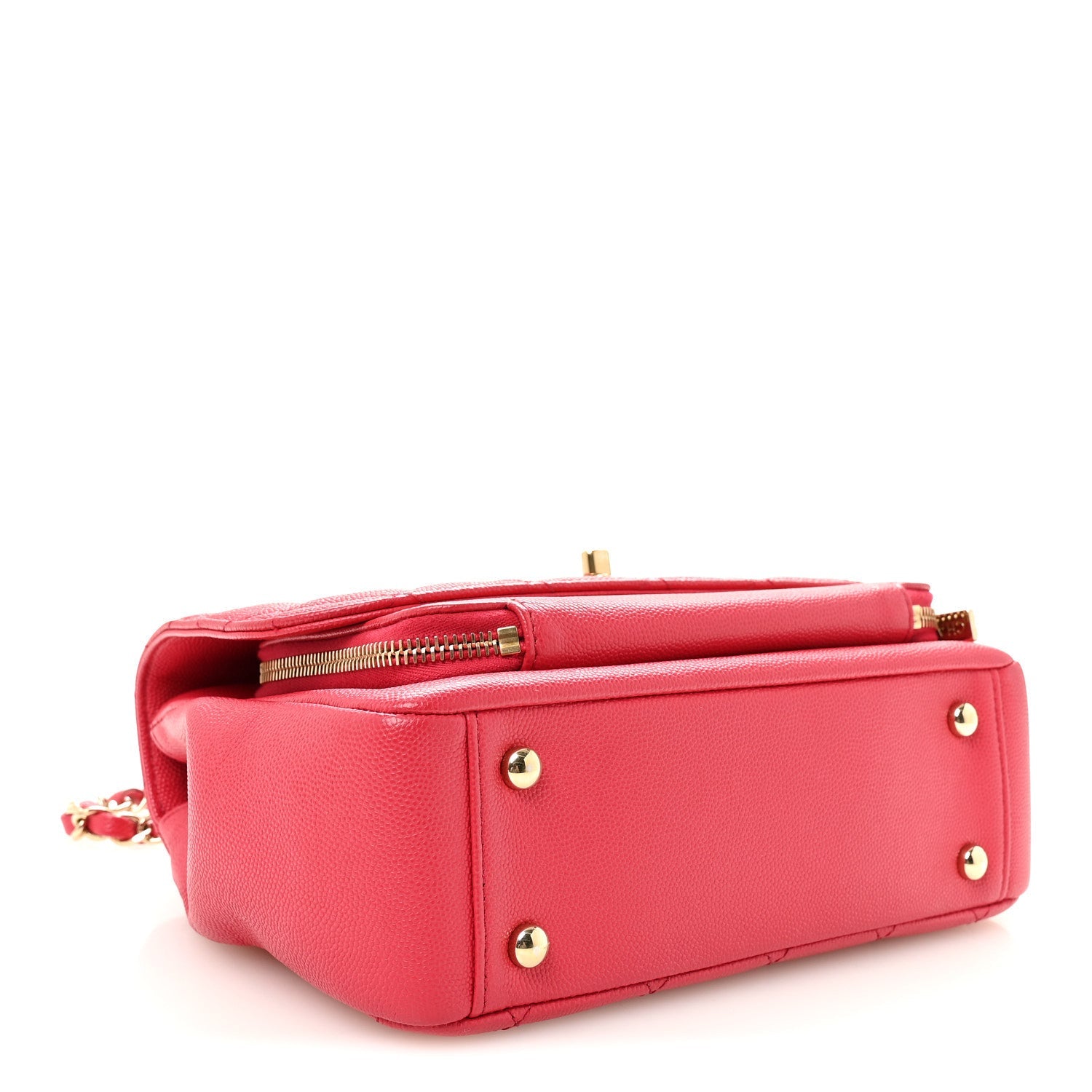 Caviar Quilted Medium Business Affinity Flap Pink