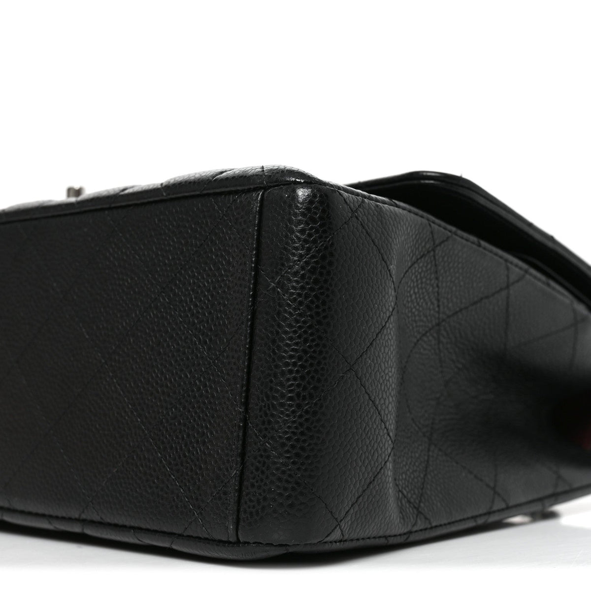 Caviar Quilted Maxi Double Flap Black