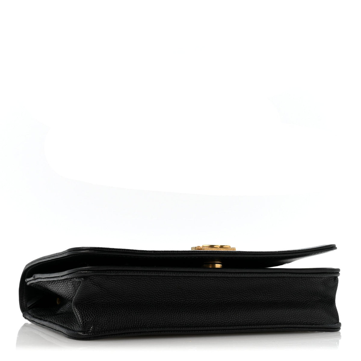 Caviar Quilted Boy Wallet On Chain WOC Black