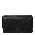 Sheepskin Chevron Quilted 2.55 Reissue 226 Flap So Black