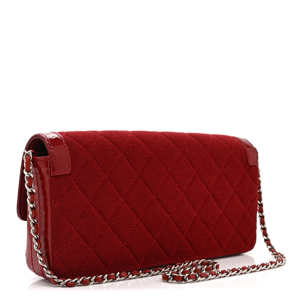 Patent Jersey Quilted 2.55 Reissue East West Flap Red