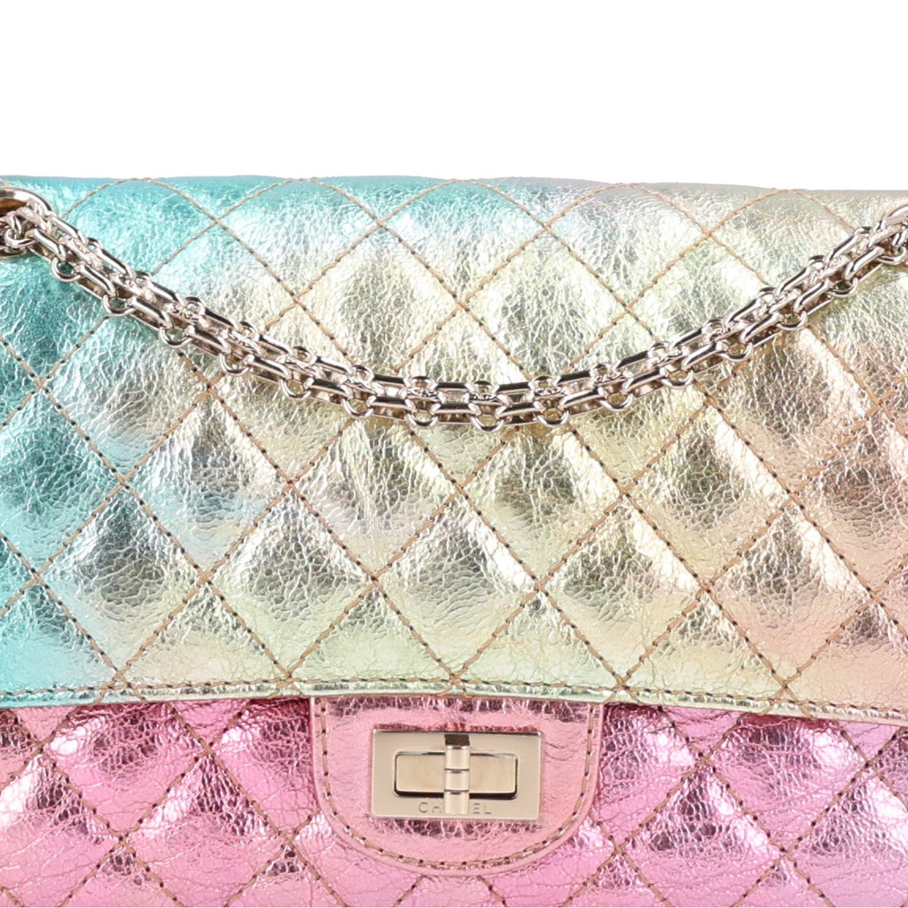 Metallic Goatskin Quilted 2.55 Reissue 225 Flap Multicolor