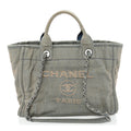 Denim Small Deauville Tote Light Blue