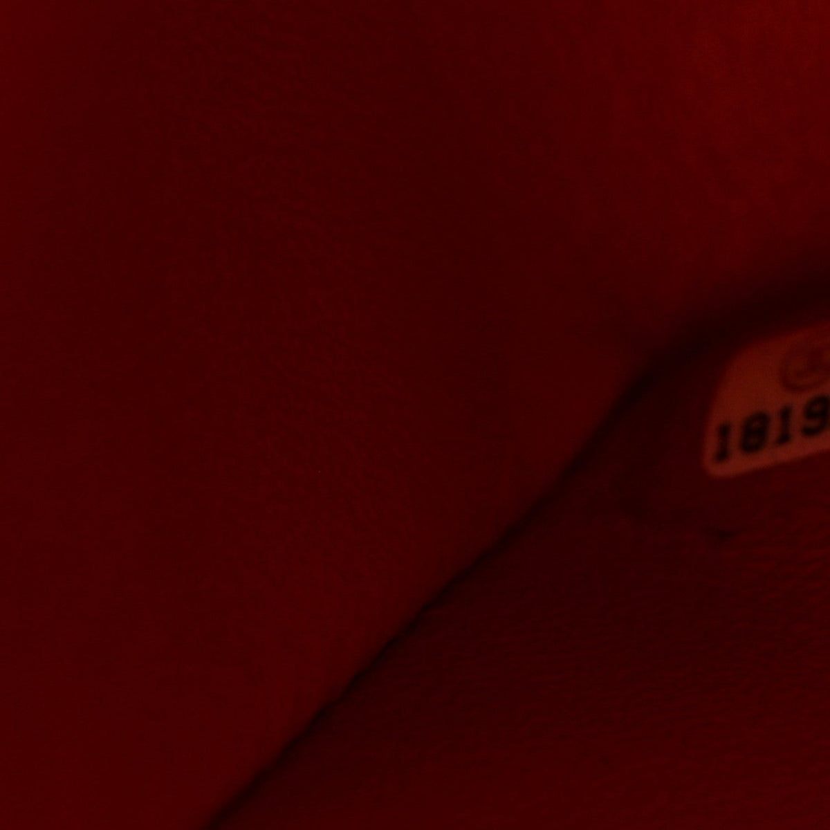Lambskin Quilted Jumbo Double Flap Red