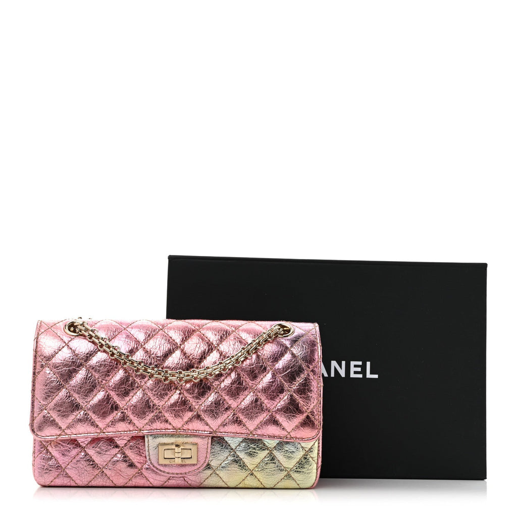 Metallic Goatskin Quilted 2.55 Reissue 225 Flap Multicolor