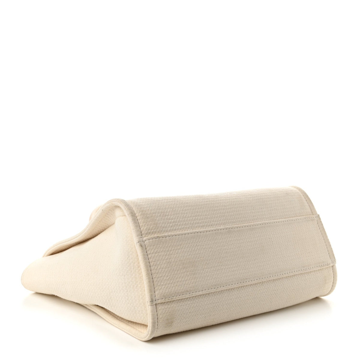Mixed Fibers Small Deauville Tote White