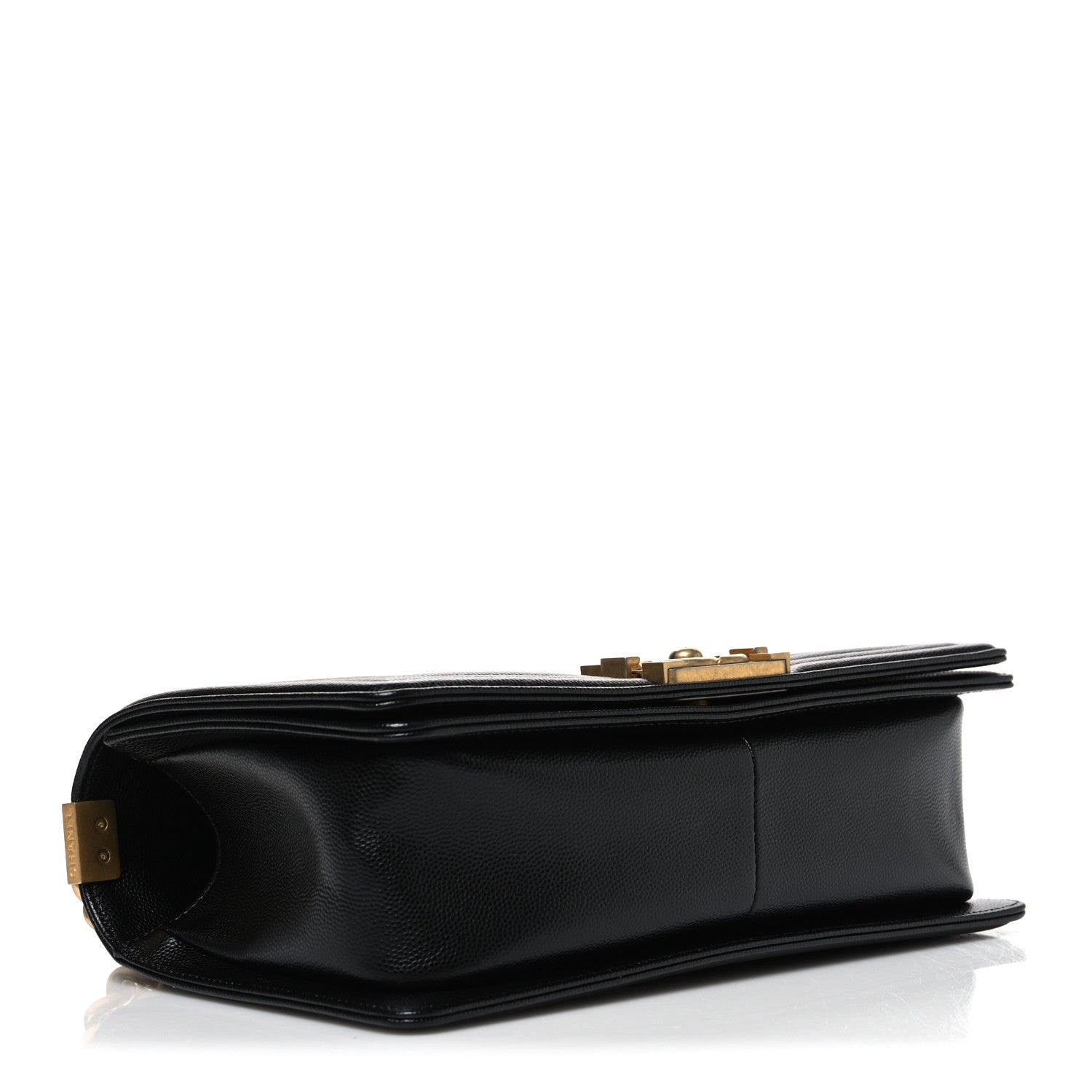 Caviar Quilted Medium Boy Flap Black