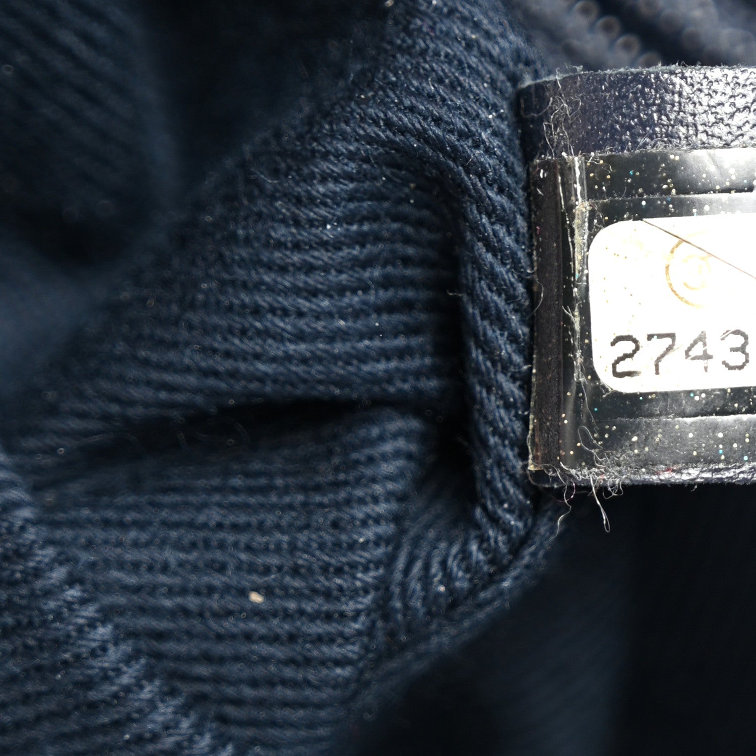 Caviar Quilted Business Affinity Waist Belt Bag Navy