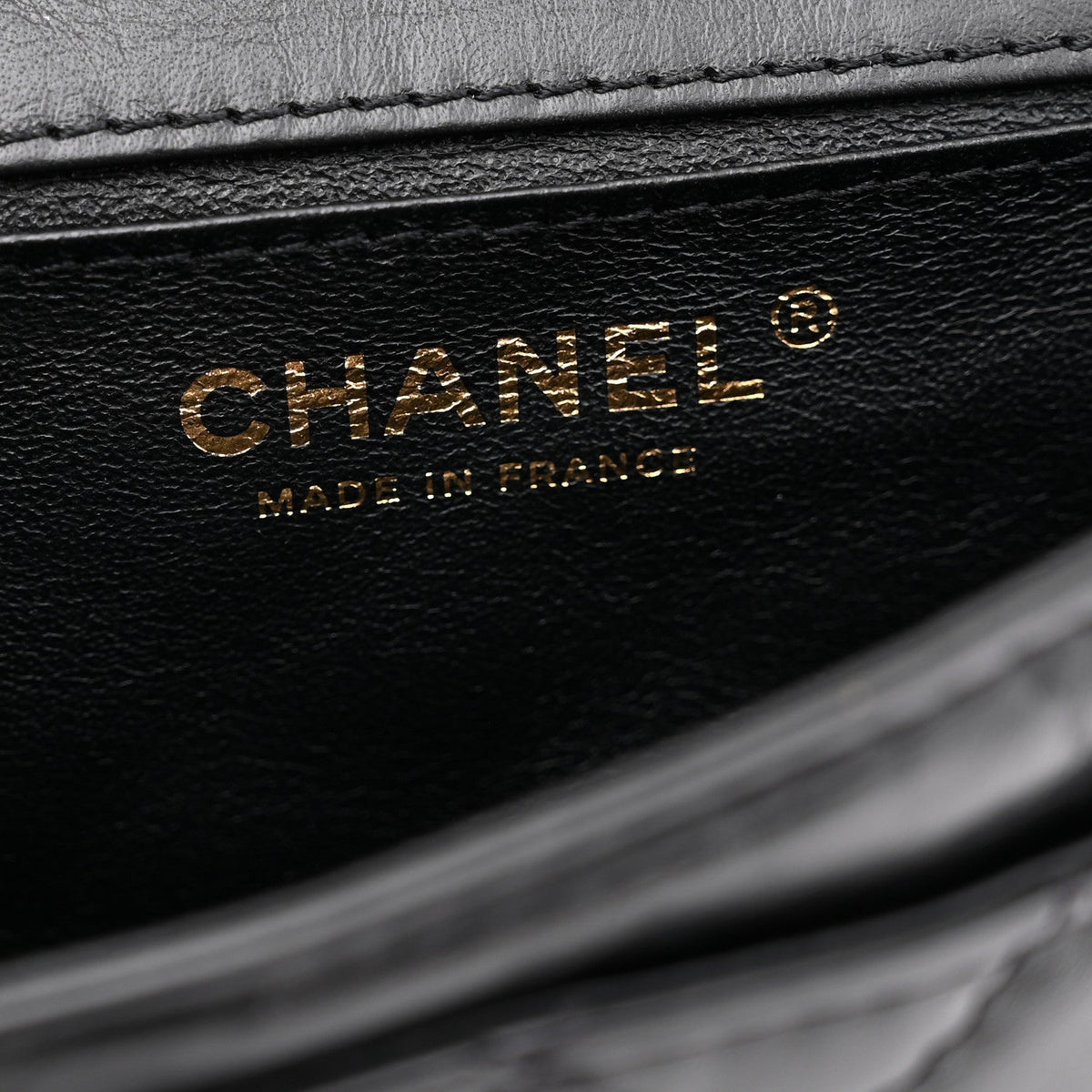 Aged Calfskin Quilted 2.55 Reissue Chain Waist Bag Black