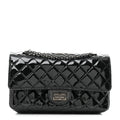 Patent Calfskin Quilted 2.55 Reissue 225 Flap So Black