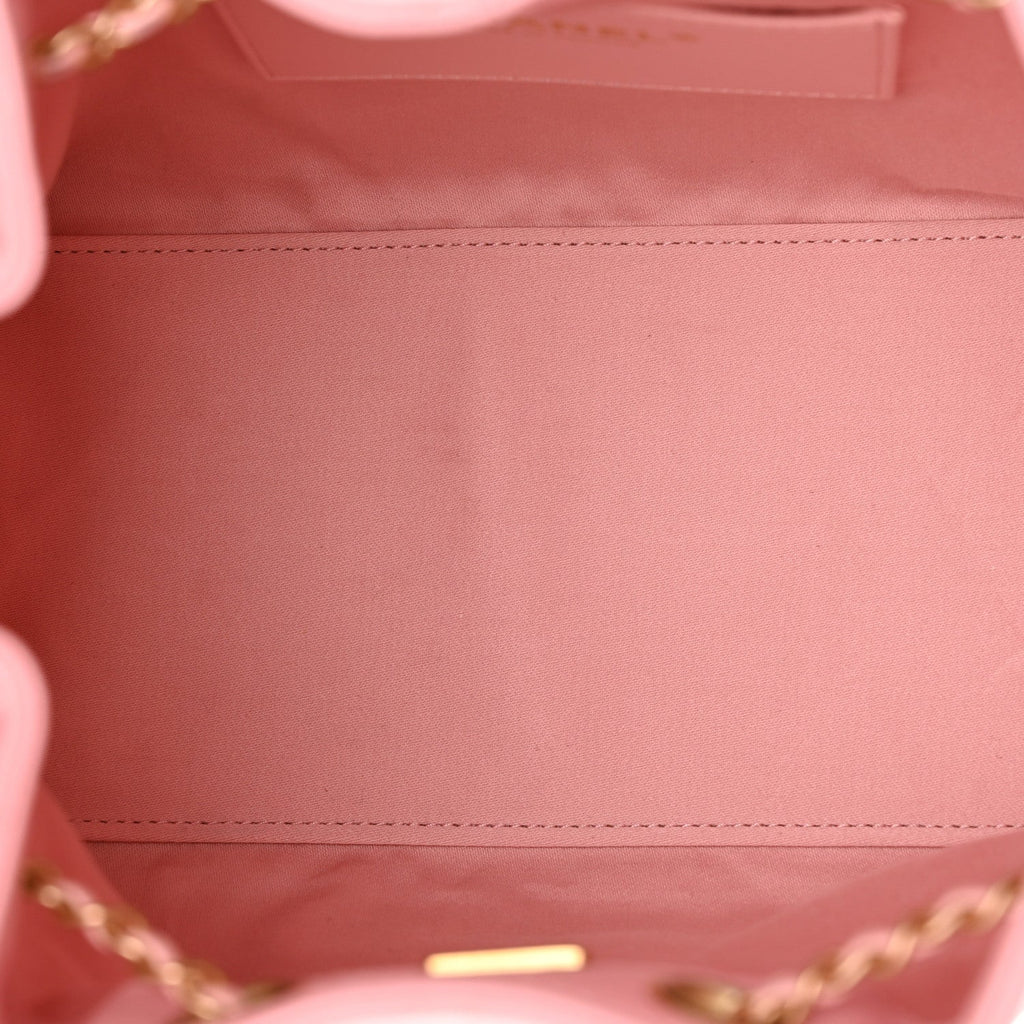Caviar Quilted Small Chanel 25 Handbag Light Pink
