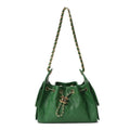 Caviar Quilted Mini Chanel 25 Handbag Green