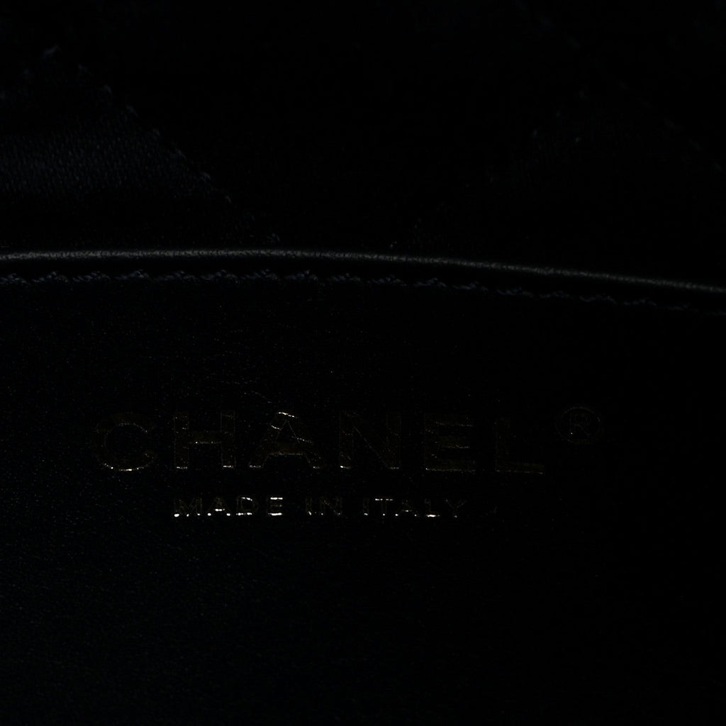 Shaded Calfskin Quilted Mini Chanel 22 Blue Dark Blue