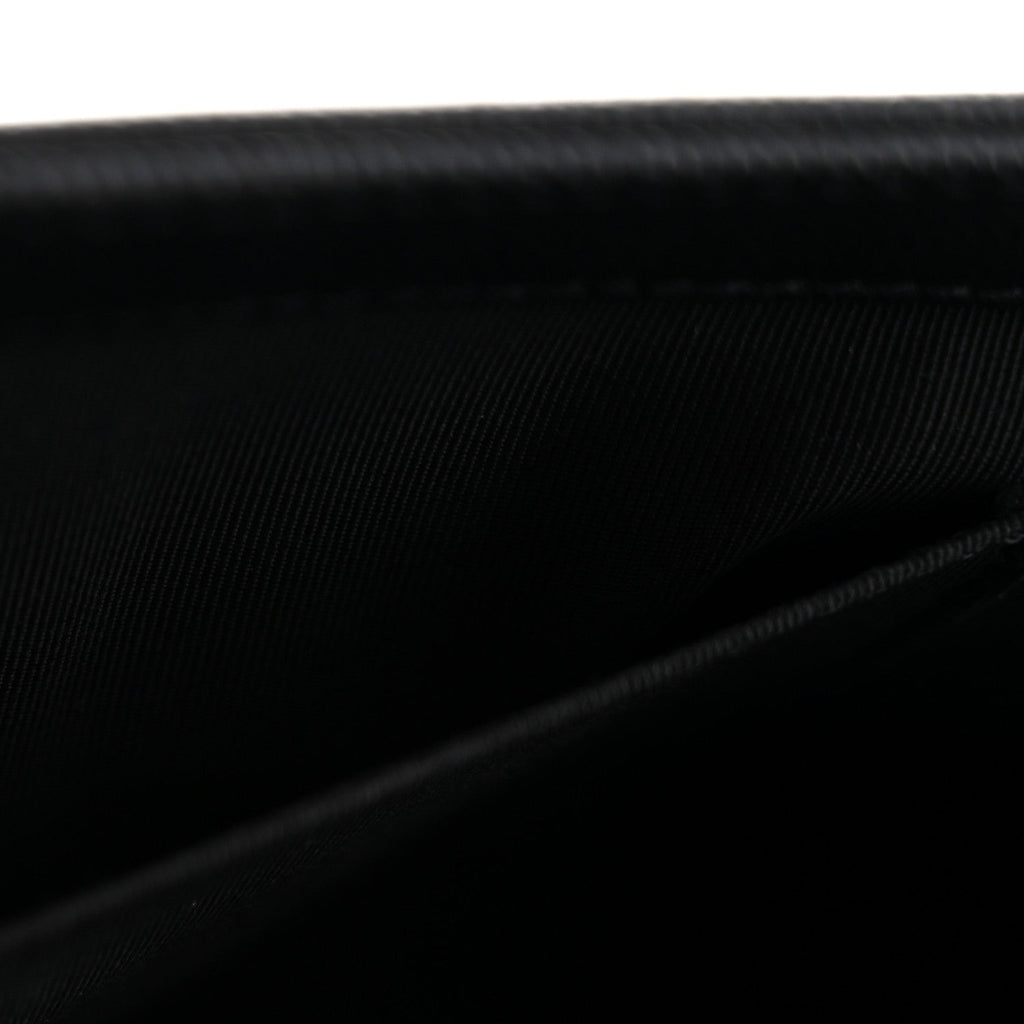 Caviar Quilted New Medium Boy Flap Black