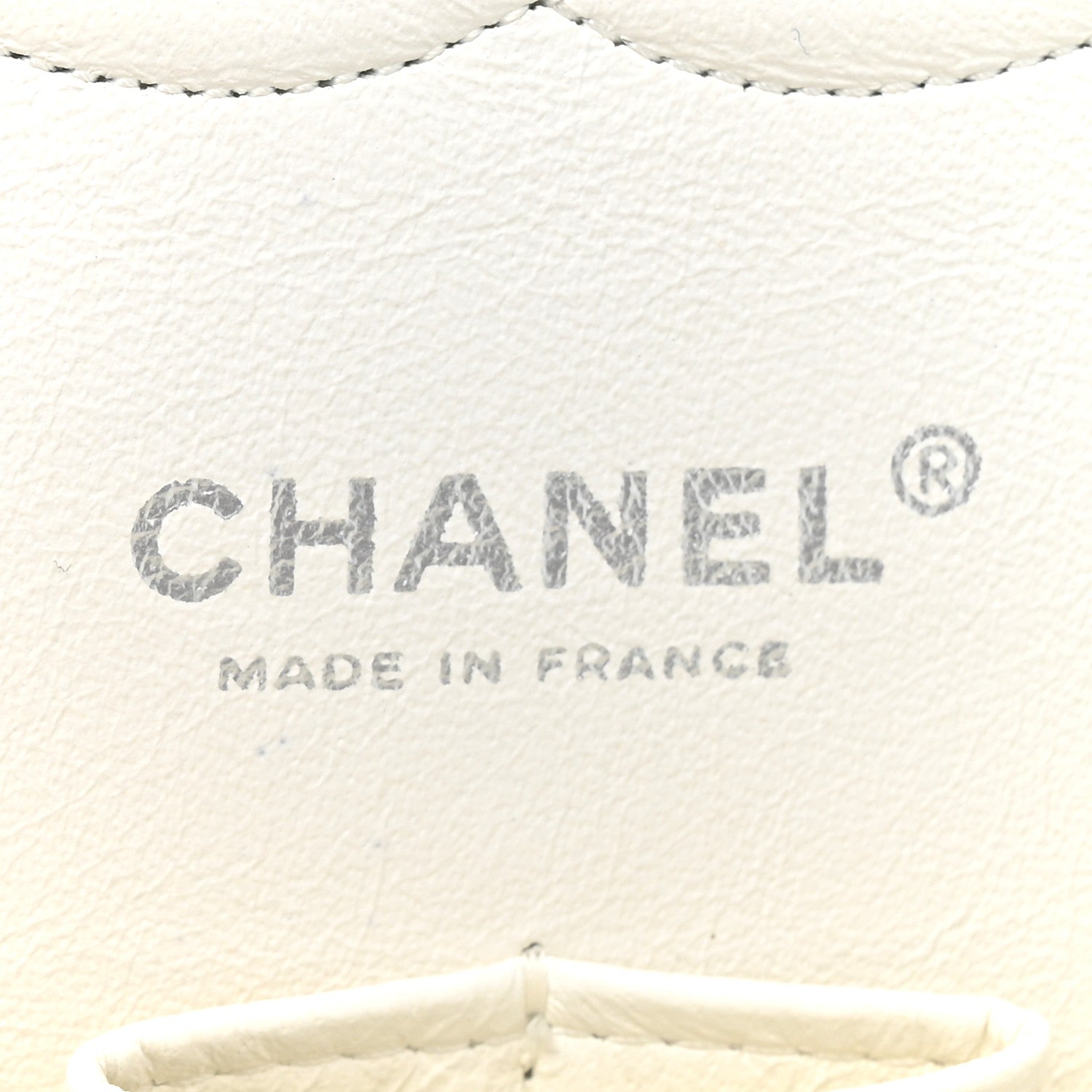 Caviar Quilted Medium Double Flap White
