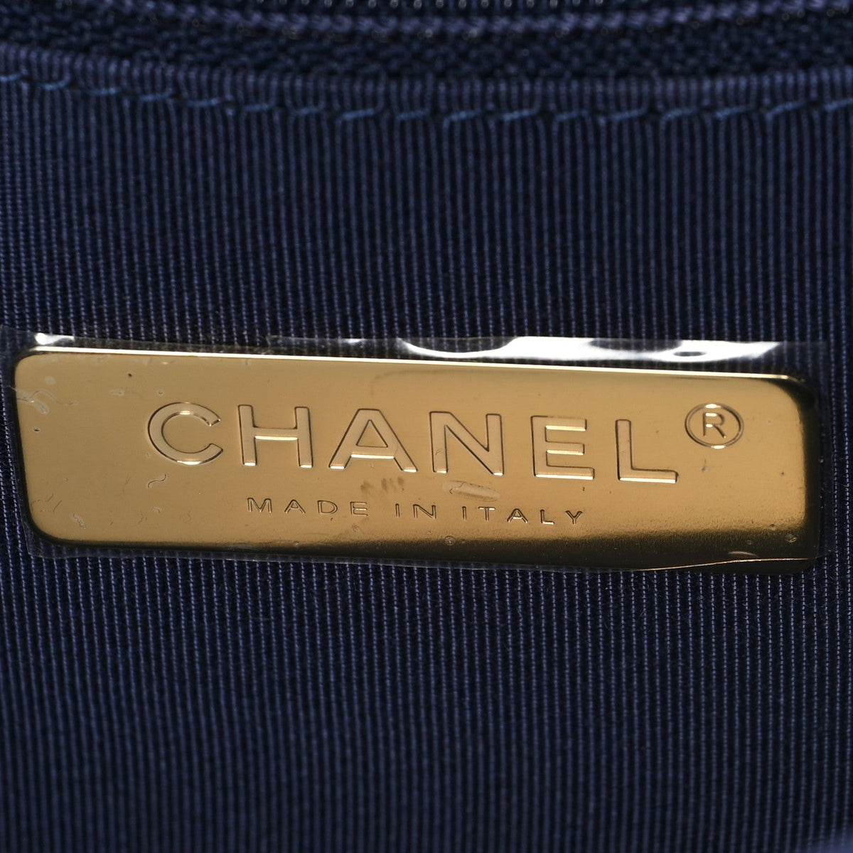 Denim Quilted Medium Chanel 19 Flap Blue