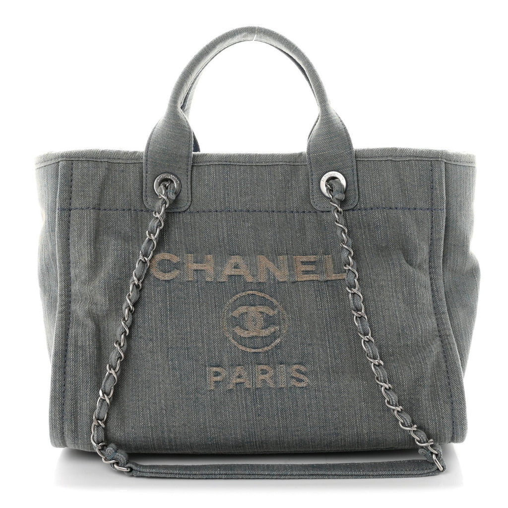 Denim Small Deauville Tote Light Blue