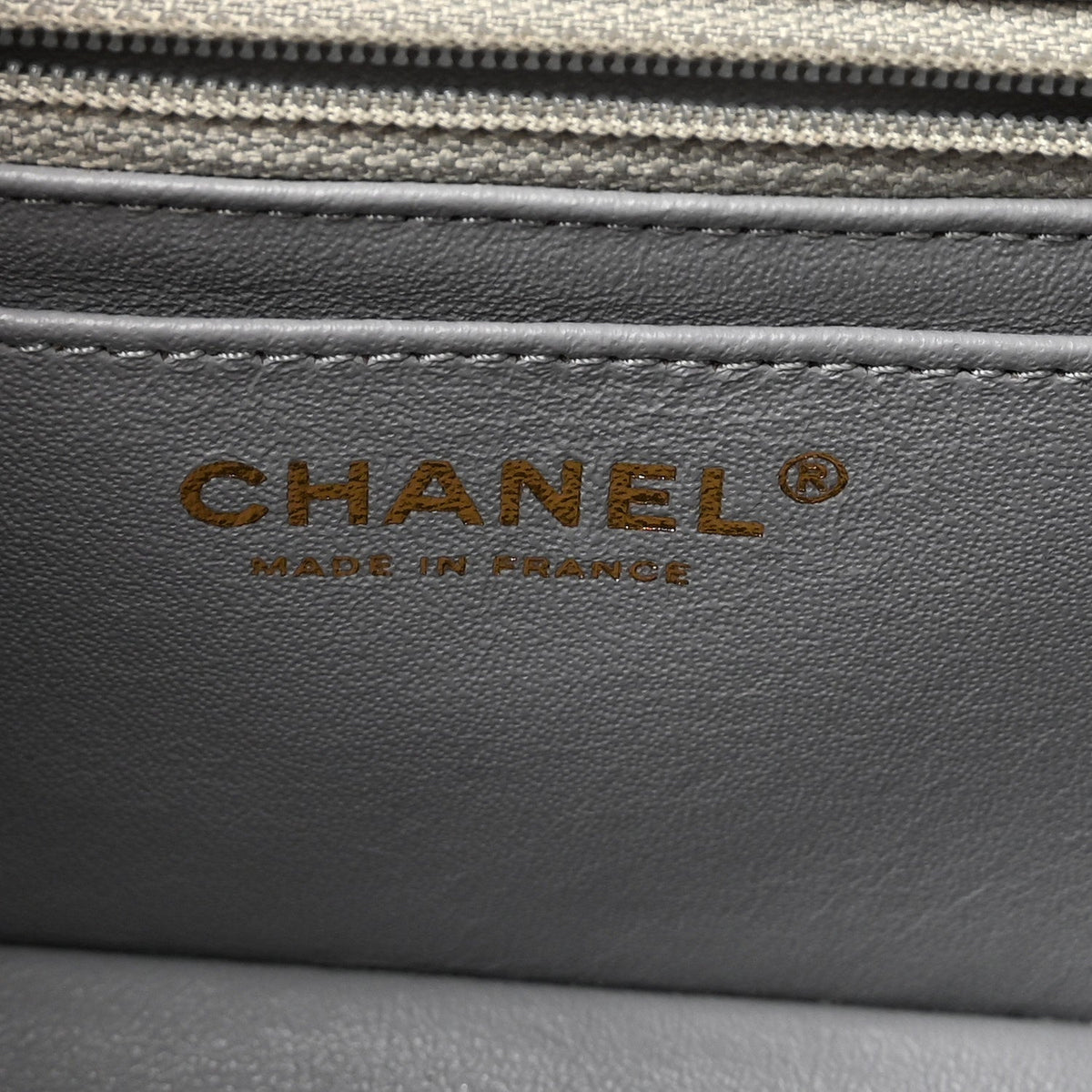 Aged Calfskin Quilted 2.55 Reissue Mini Flap Grey