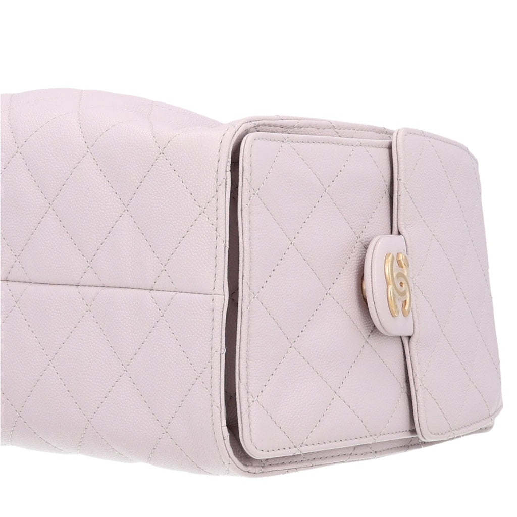 Caviar Quilted Small Chanel 25 Handbag Lilas Lilac
