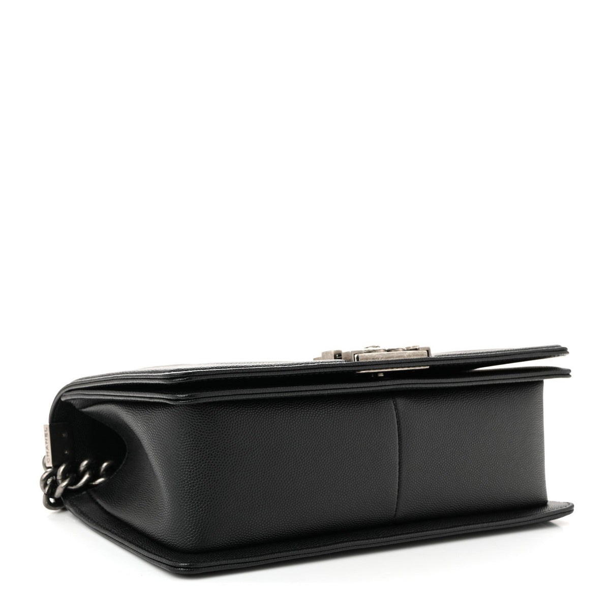 Caviar Quilted Medium Boy Flap Black