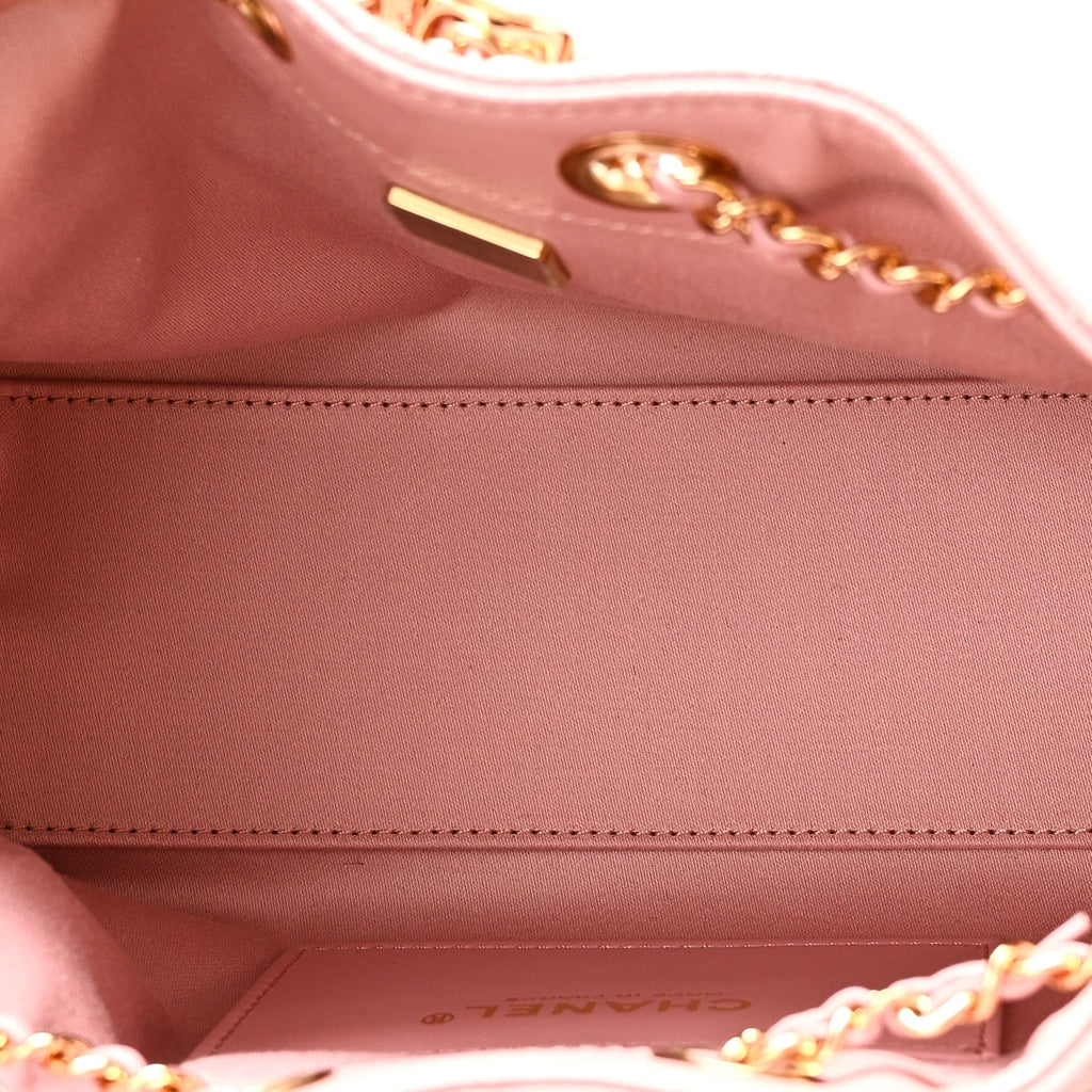 Caviar Quilted Mini Chanel 25 Handbag Pink
