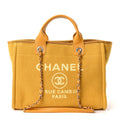 Mixed Fibers Small Deauville Tote Yellow