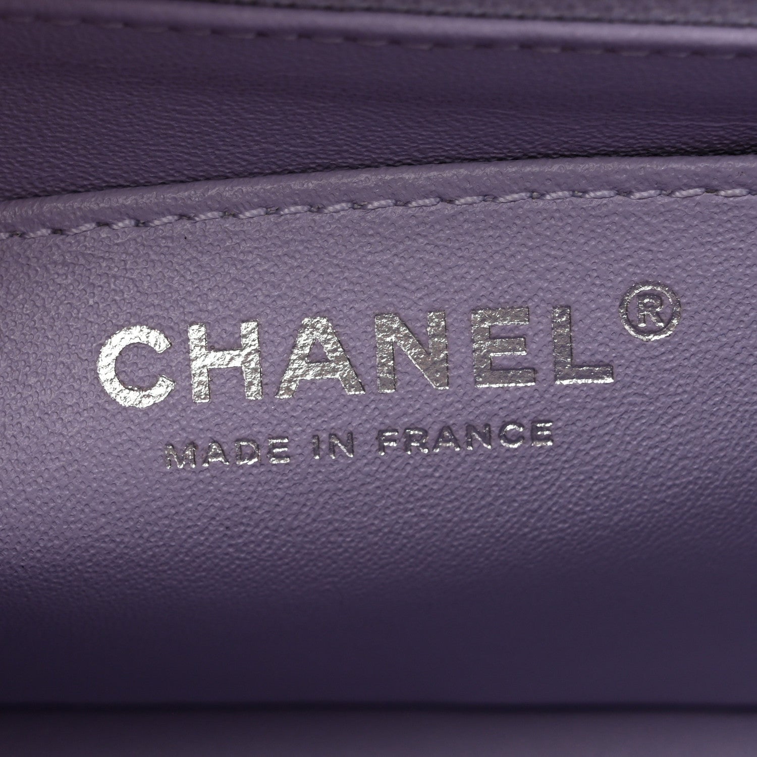 Aged Calfskin Chevron Quilted 2.55 Reissue Mini Flap Light Purple