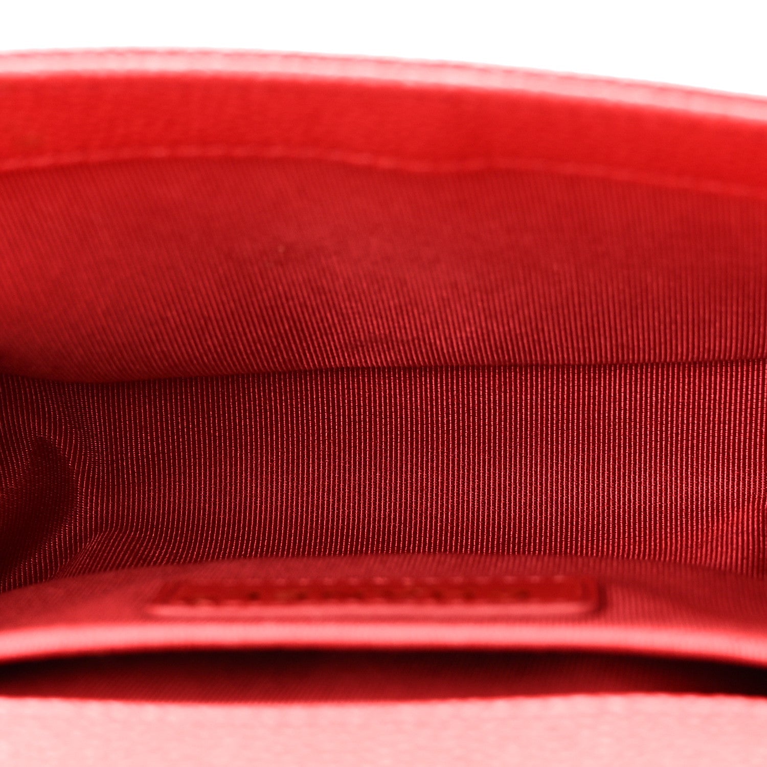 Caviar Quilted Small Boy Flap Red