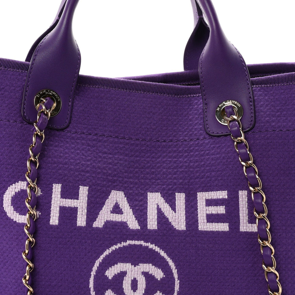 Mixed Fibers Small Deauville Tote Purple