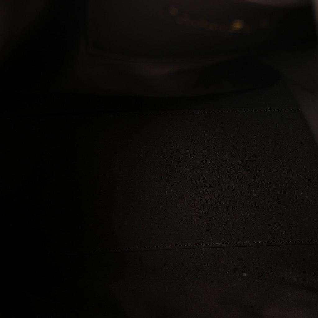 Suede Quilted Medium Chanel 25 Handbag Dark Brown