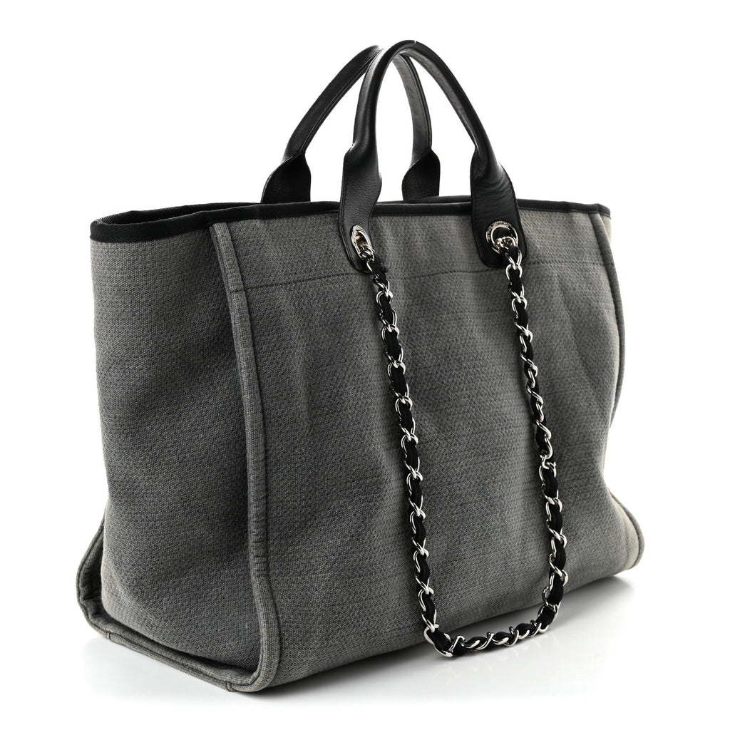 Canvas Medium Deauville Tote Grey