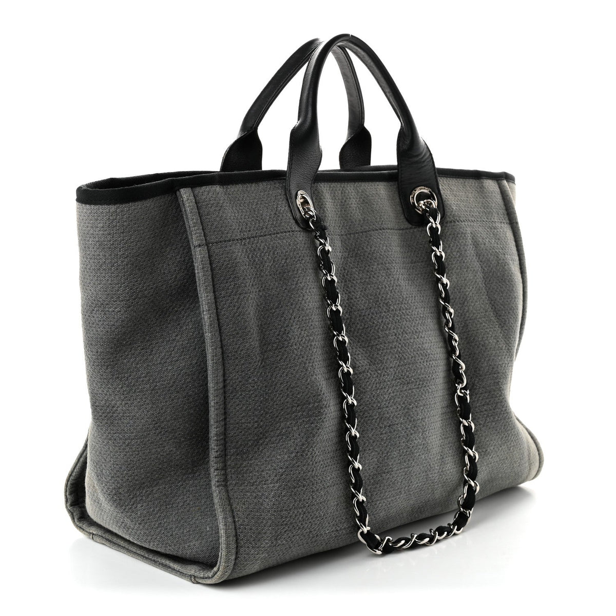 Canvas Medium Deauville Tote Grey