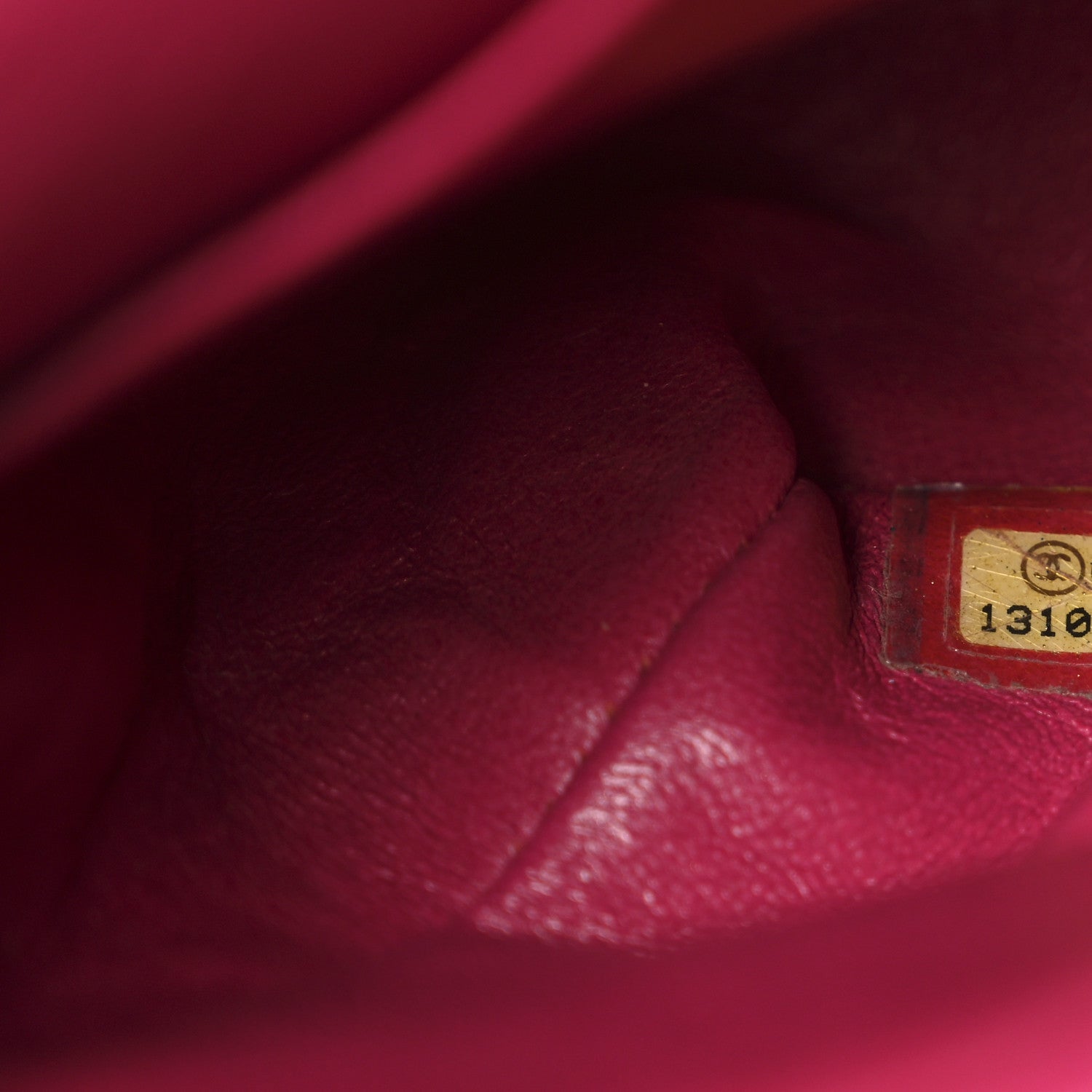 Tweed Quilted Medium Double Flap Fuchsia